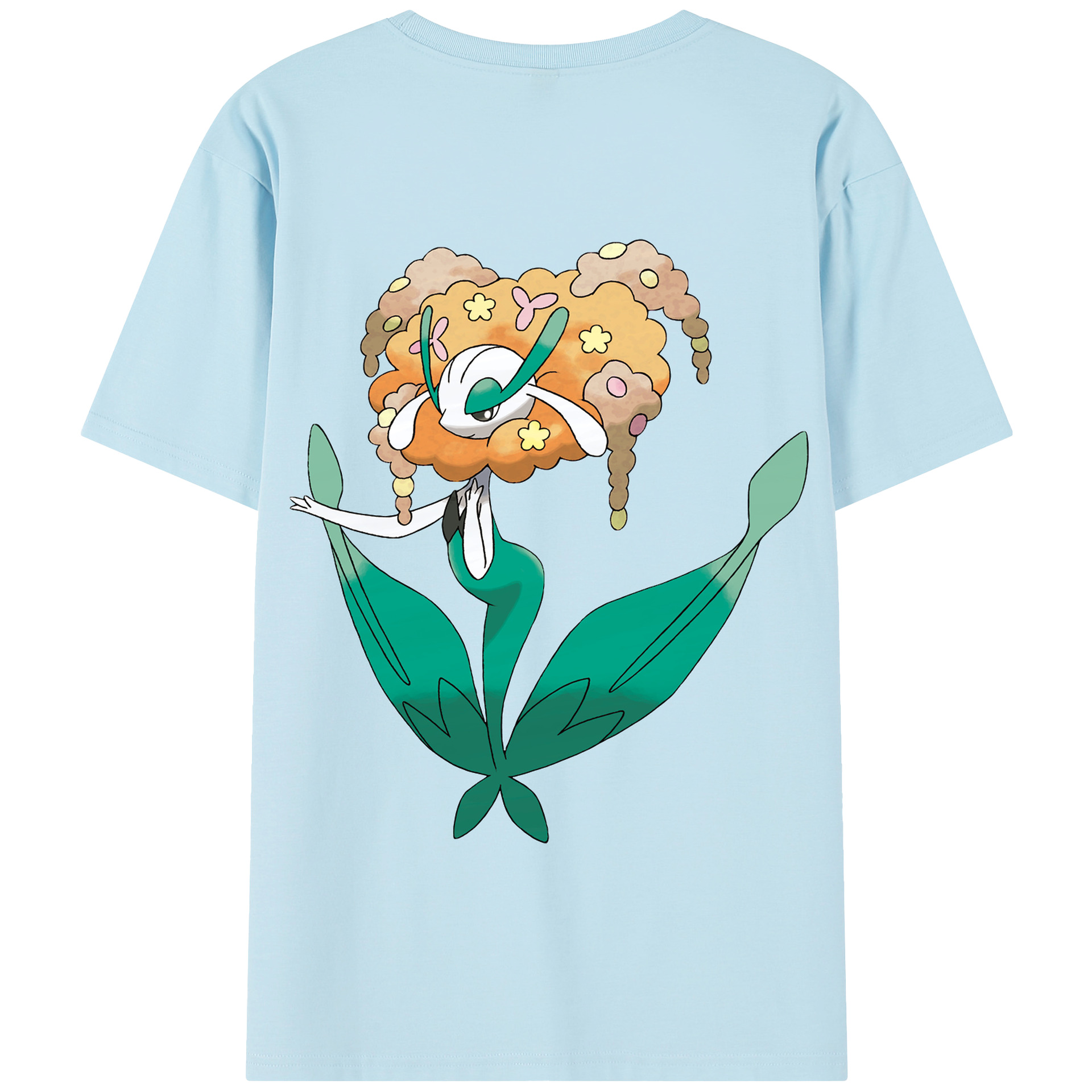 （画像用） ポケットモンスター Pokémon 綿100％半袖Tシャツ（背面プリント）